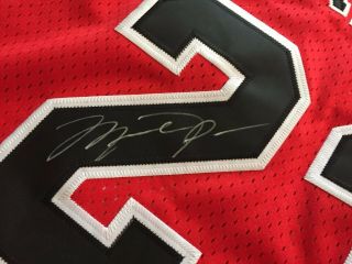 Michael Jordan Hand Signed Authentic Autographed Bulls Jersey Jsa Certified