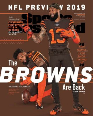 Odell Beckham Jr Cleveland Browns Sports Illustrated Cover Photo - Select Size