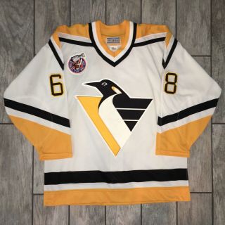 1992 CCM NHL Center Ice Jersey Jaromir Jagr Authentic Ultrafil Penguins 48 Robo 4