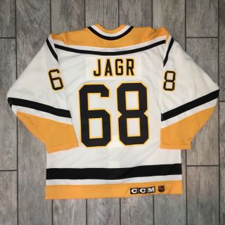 1992 CCM NHL Center Ice Jersey Jaromir Jagr Authentic Ultrafil Penguins 48 Robo 9