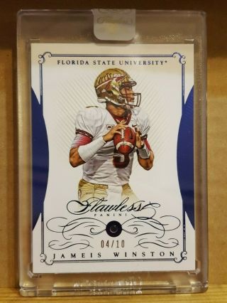 Jameis Winston 2017 Flawless Sapphire Card ’d 4/10 Florida State Buccaneers