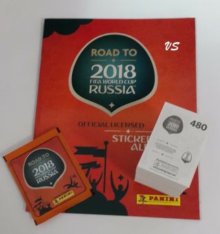 Panini Road to 2018 Fifa World Cup Russia Complete Loose Sticker Set,  Empty Album 5