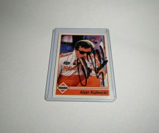Alan Kulwicki Autographed Signed 1992 Trax Racing Card.