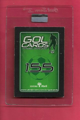 2009 - 10 ABRIL GOL CARDS 155 NEYMAR,  RC 2