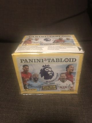 10 X 2019 Panini Tabloid Premier League Special Edition Sticker Boxes.  RRP £350 4
