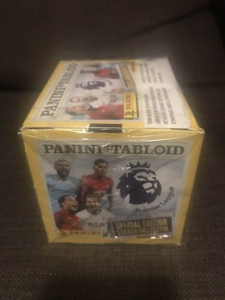10 X 2019 Panini Tabloid Premier League Special Edition Sticker Boxes.  RRP £350 5