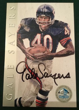 1998 Platinum Hof Signature Series Gale Sayers Chicago Bears Autograph /2500