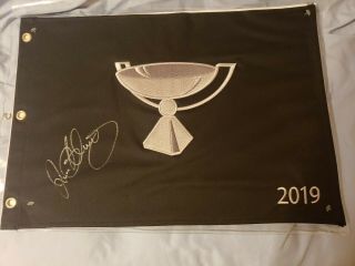 2019 Black Cup Pin Flag Limited Edition/50 signed by Rory McIlroy PGA Tour 2