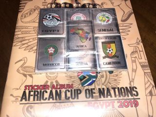 African Cup Of Nations " Egypt 2019 " Full Set,  Empty Album “mint Condition”