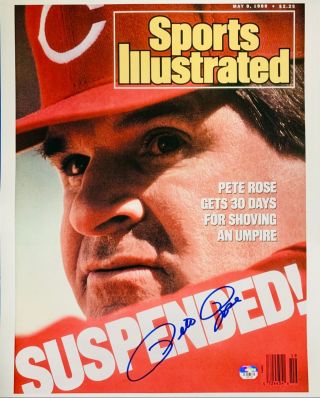 Cincinnati Reds Pete Rose Authentic Signed 16x20 Auto Photo - Fanatics Holo
