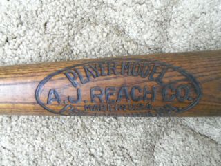 A.  J.  Reach Vintage Baseball Bat - Player Name Fournier 3