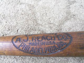 A.  J.  Reach Vintage Baseball Bat - Player Name Fournier 4