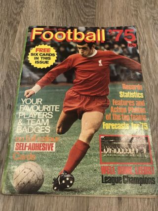 Top Sellers Football 75 Football Stickers Cards Album 240 / 430 Rare 1975 Panini