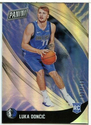 Luka Doncic 2018 Panini Black Friday 43 Rookie /199 Ag129