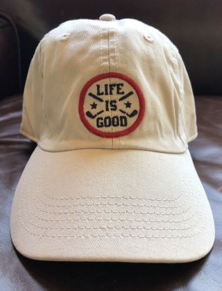 Nwt Life Is Good Brand Chill Cap: Lig Sphere Golf - Bone Color