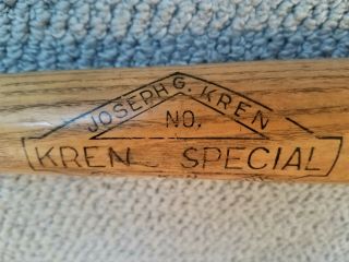 Two KREN SPECIAL Vintage Bats Rip Collins and Rudy York 1930 ' s/40 ' s Syracuse N Y 3