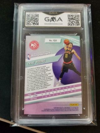 2018 - 2019 Panini Revolution Trae Young Rookie Graded Perfect 10 2