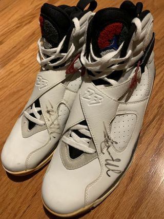 michael jordan Game Worn Autographed Shoes Chicago Bulls 2