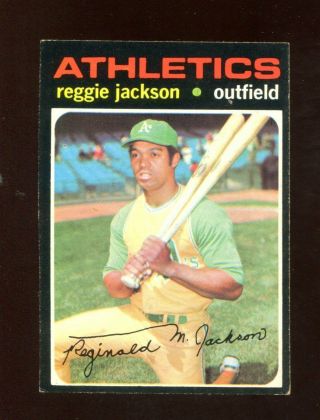1971 Topps Reggie Jackson 20 (50.  00) Exmt Scc3404