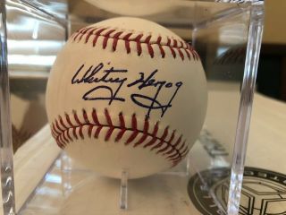 Cardinals Hall Of Famer Whitey Herzog Signed Baseball