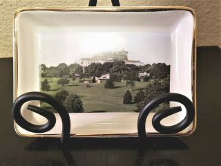 Westchester Country Club House Hand Painted Tray Vgc