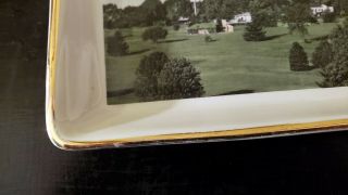 Westchester Country Club House Hand Painted Tray VGC 7