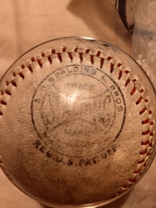 Authenticated Signed 1927 Babe Ruth Baseball 4