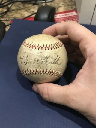Authenticated Signed 1927 Babe Ruth Baseball 6