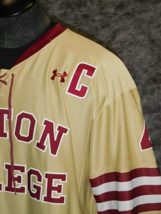 Boston College Eagles Game / Worn Jersey.  Teddy Doherty.  Great Wear 5