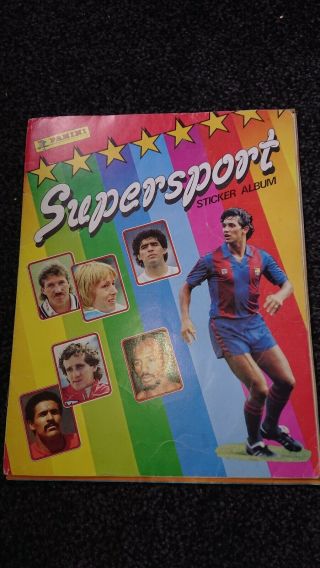Panini Supersport Sticker Album 1987 9 From Complete