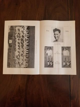 1927 UCLA vs Whittier College California Football Program 4