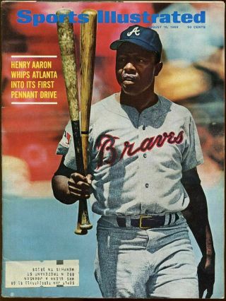 Si: Sports Illustrated August 18,  1969 Atlanta Braves 