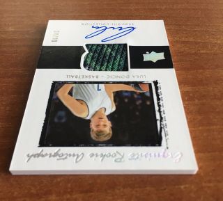2019 Upper Deck Goodwin Champions Exquisite Luka Doncic RPA Rookie Auto 34/99 5