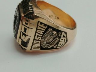 Ohio State University BigTen Championship Ring 1997 2