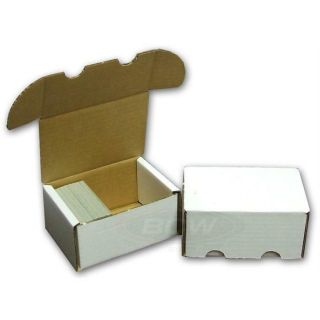 10x Bcw 300 Count Ct Corrugated Cardboard Storage Box - Sport/trading/gaming Card