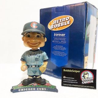Chicago Cubs " Powder Blue " Retro " 100 Yr Anniversary " Limited Ed Bobble Head
