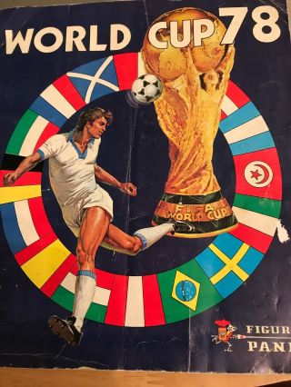 World Cup Argentina 1978.  54 Completed Panini Sticker Album.