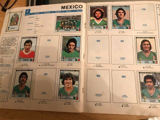 World Cup Argentina 1978.  54 Completed Panini Sticker Album. 2