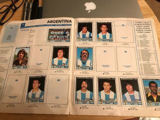 World Cup Argentina 1978.  54 Completed Panini Sticker Album. 4