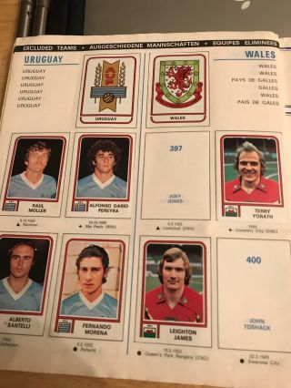 World Cup Argentina 1978.  54 Completed Panini Sticker Album. 6