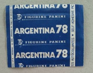1 x Panini packet (full) ARGENTINA ' 78 - 1978 - 2