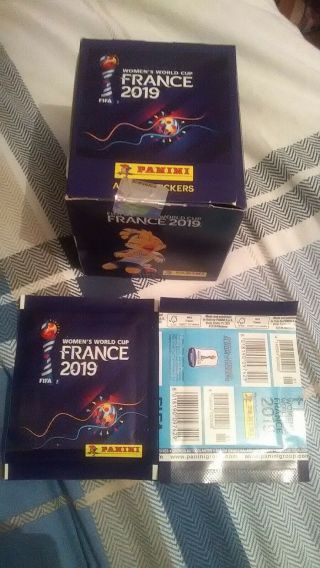 Panini Womens World Cup 2019 France Football Stickers 1,  3,  5,  10,  20,  25 Packs