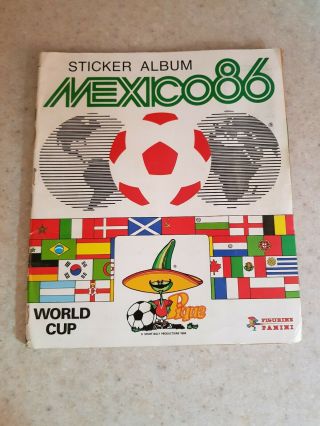 Panini Mexico 86 World Cup Football Sticker Album (complete)