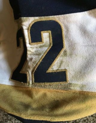 2017 Trumaine Johnson Game Worn Rams Jersey Captain’s Patch Montana London 4