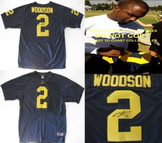 Charles Woodson Signed Autographed Michigan Wolverines Jersey,  Heisman,  Proof