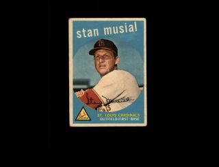 1959 Topps 150 Stan Musial Poor D1,  019211