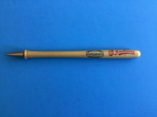 Vintage Cleveland Indians Louisville Slugger Mini Bat Pencil