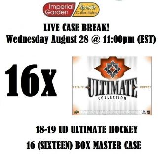 18 - 19 Ud Ultimate 16 (sixteen) Box Case Break 1400 - Calgary Flames