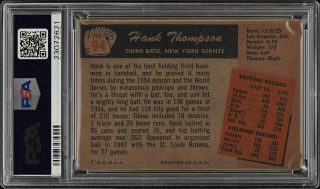 1955 Bowman SETBREAK Hank Thompson 94 PSA 8 NM - MT (PWCC) 2