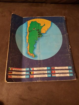 World cup 78 (1978) panini Sticker album book missing 35 stickers 2